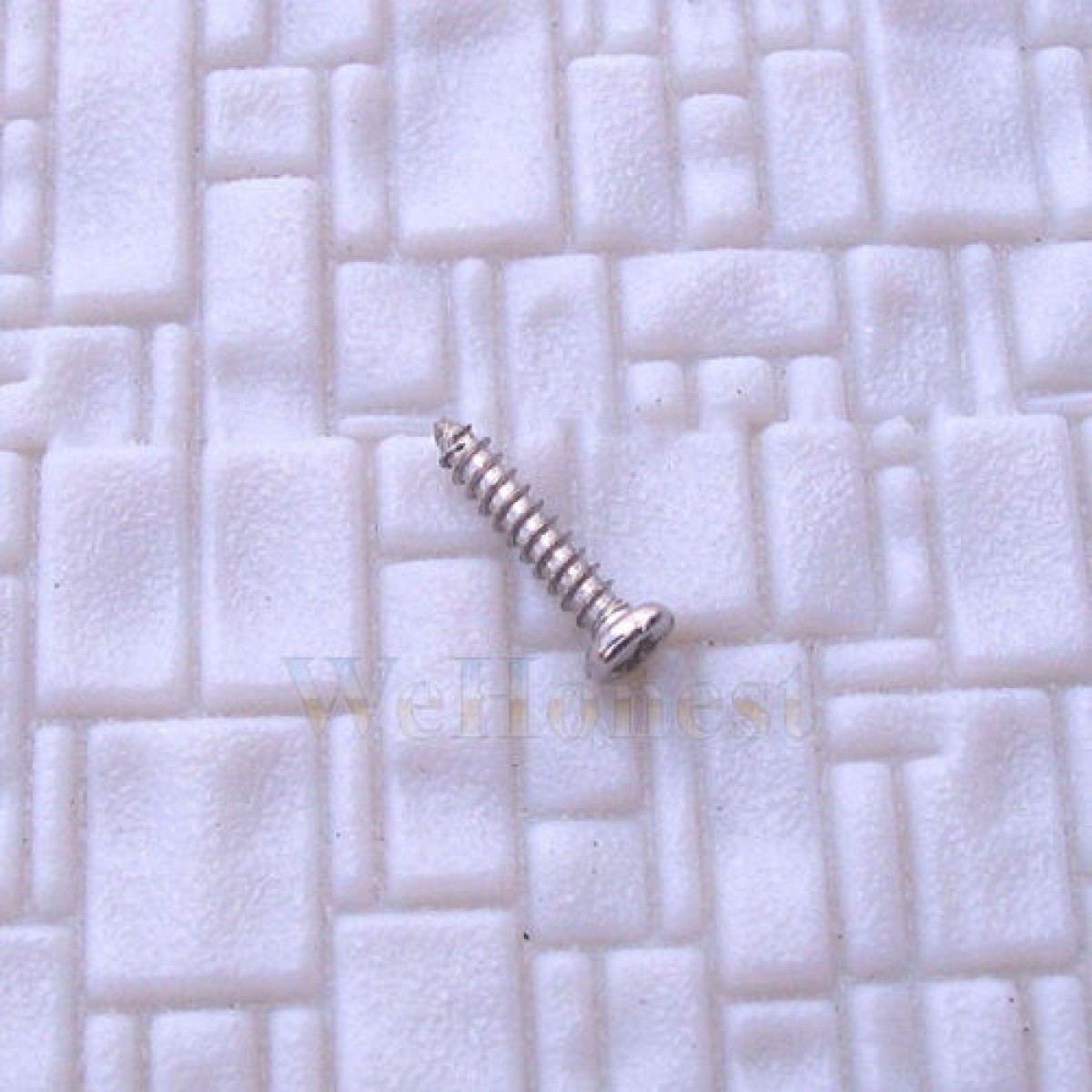     300 x s Mini Tiny Silver Self Tapping Track Screws 6mm (WeHonest)